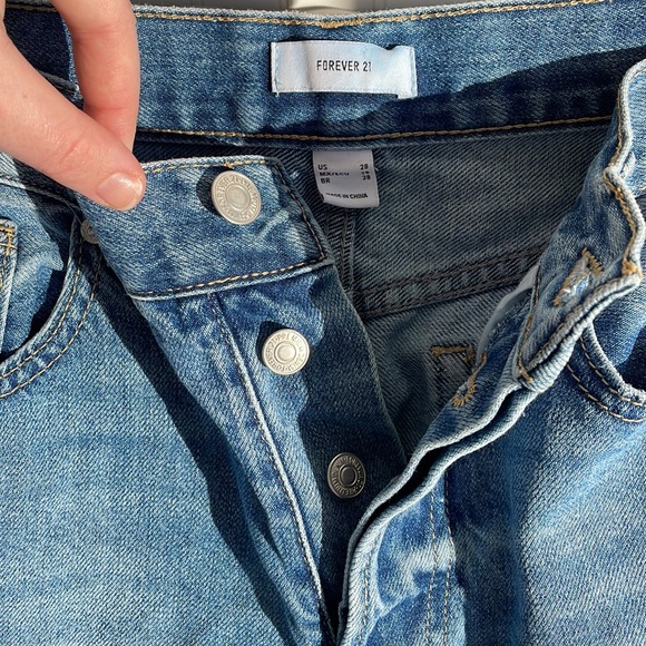 Distressed Forever 21 Boyfriend Jeans - Picture 4 of 5